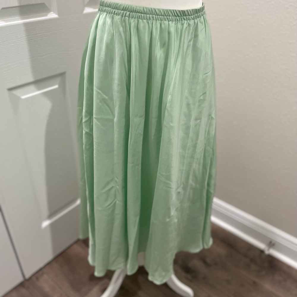 Vince Silk Skirt